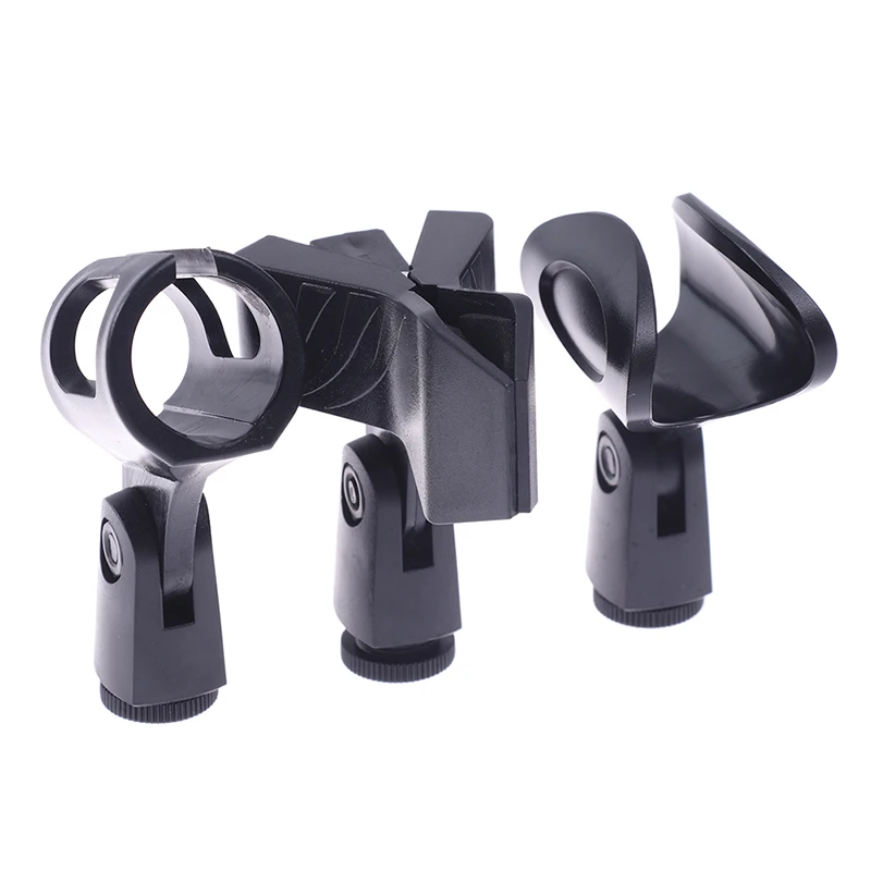 Universal Microphone Clip For Shure Mic Mount Holder Handheld Wireless/ Wired Mic Rotatable Durable Stand Clip Mic Accessories