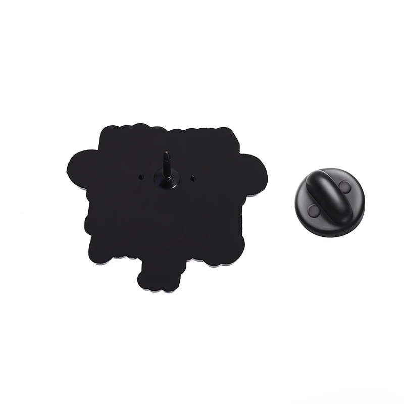 جوي لا يشارك دبابيس المينا الغذائية مرحباً في العالم الحقيقي تمتص أنك سوف تحبها بروش معدني حقيبة ظهر ذات طية صدر السترة شارة هدية #4