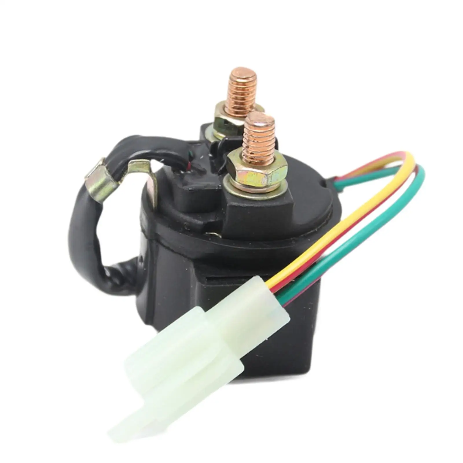 Motorcycle Solenoid Starter Relay 12V Dirt Bikes Starter Solenoid Relay for Go Kart XV500 XV750 XV535 Gy6-125 Scooter Moped