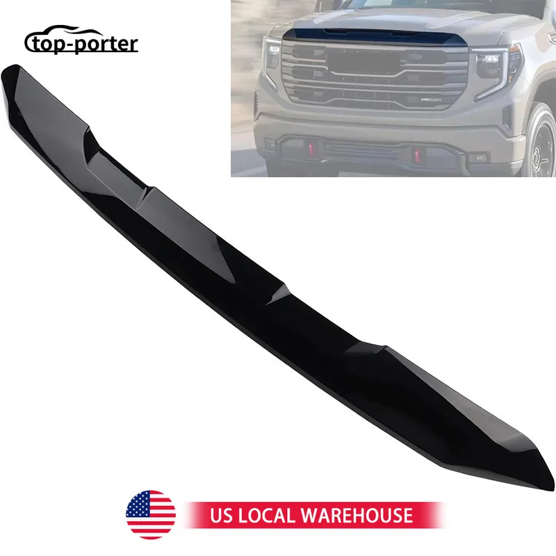 

PRO_934 черный для 2022 2023 2024 GMC Sierra 1500, передняя верхняя решетка, накладка на капот
