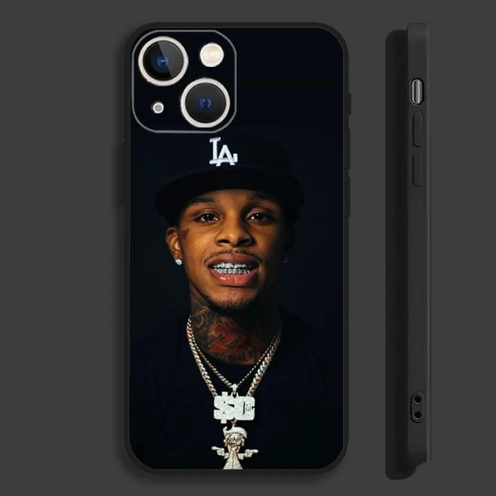 Rapper Toosii Phone Case For iPhone 16,15,14,13,12,11,Pro,Max,Plus,Mini,X,XS,XR,8,7,6,S,SE Soft Black Case