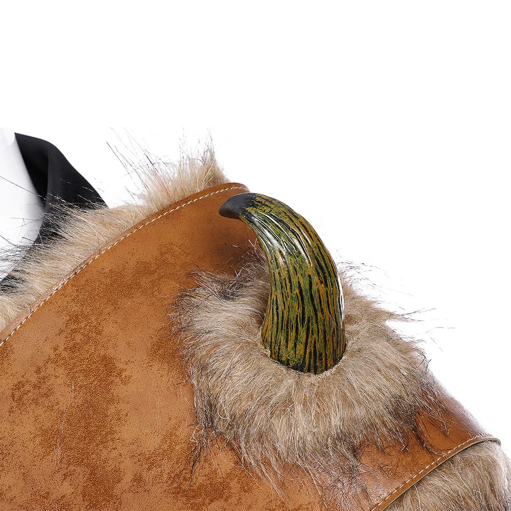 เกราะไหล่ไวกิ้งสำหรับผู้ชาย สายรัดปรับได้ ชุดคอสเพลย์อัศวินยุคกลาง ชุดฮาโลวีน แผ่นป้องกันไหล่