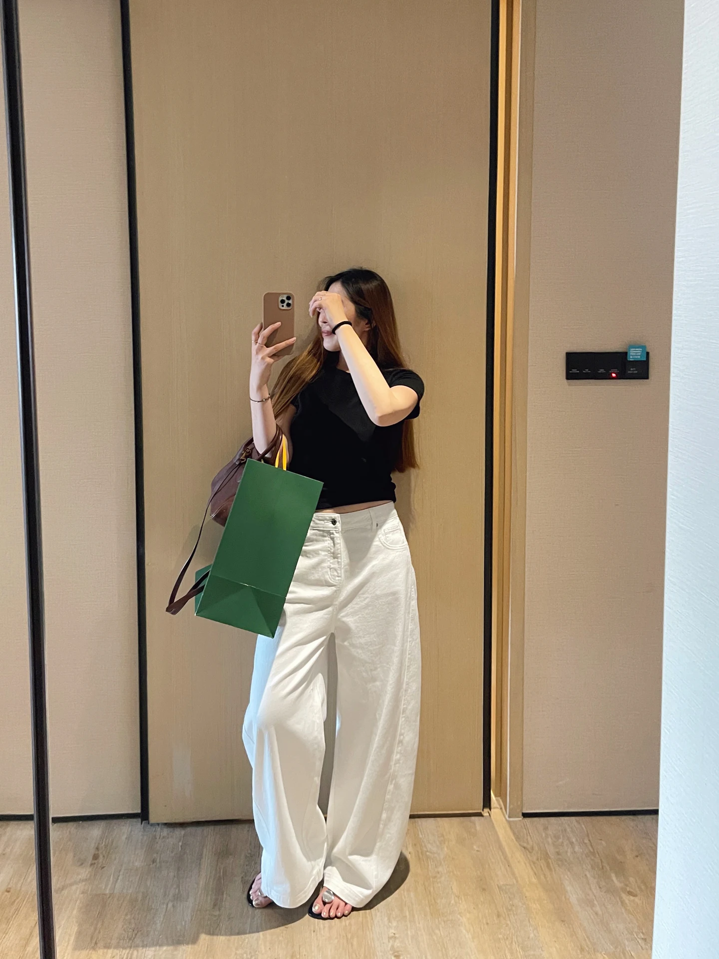 

KOGIRL Lightweight Exclusive Washed Denim 3D Tailoring Leg Shaping Casual Loose Jeans Women's Soft Cotton Zipper Pure Color