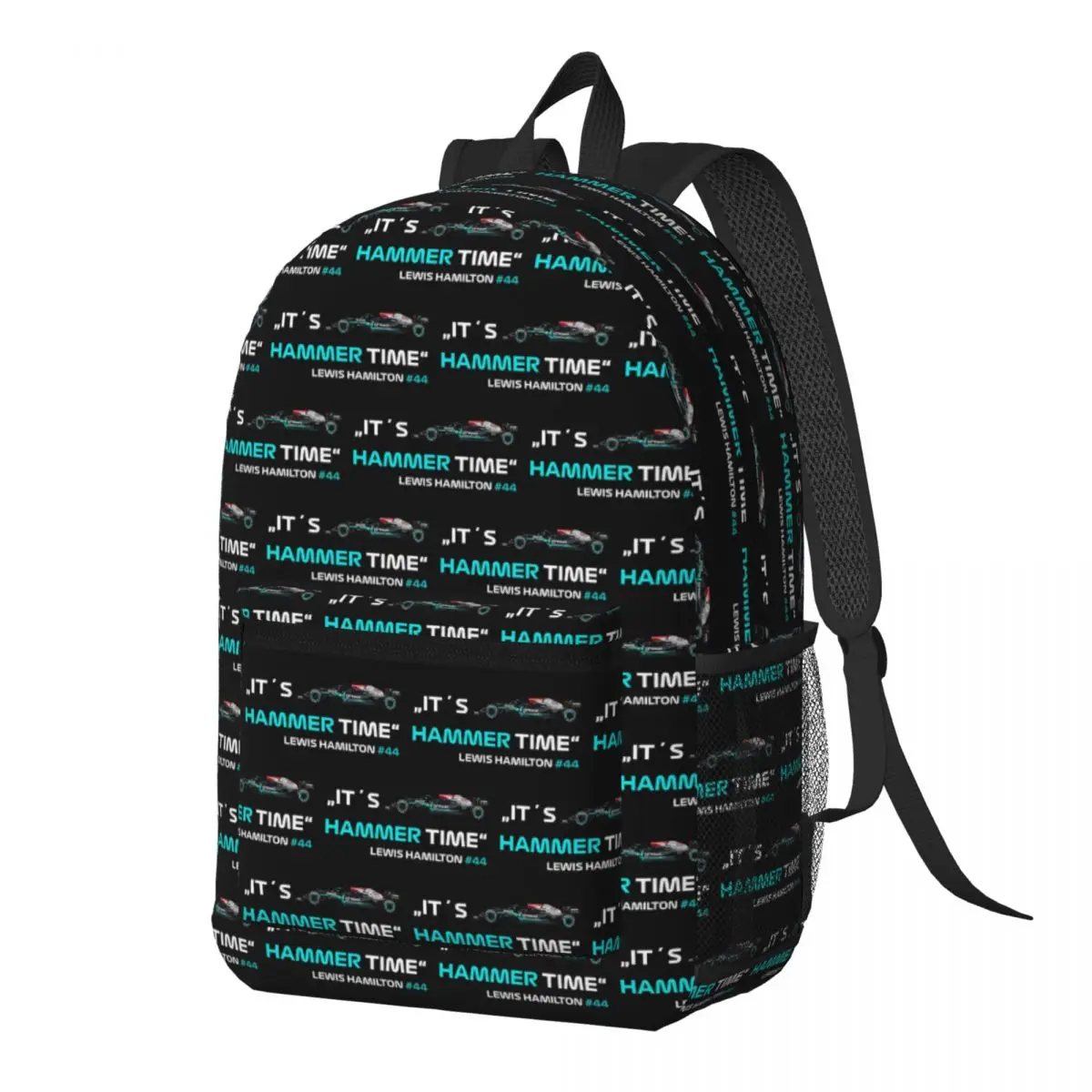 

Its Hammer Time 44 Lewis Hamilton Formula Backpack Daypack Large Capacity BookBag School Bag Shoulder Bags for Men Women