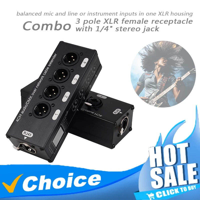 

4 Channel 3 Pin Multi Network XLR Cable for Stage Sound Lighting and Recording Studio Male and Female To RJ45 Ethercon NE8F-4M