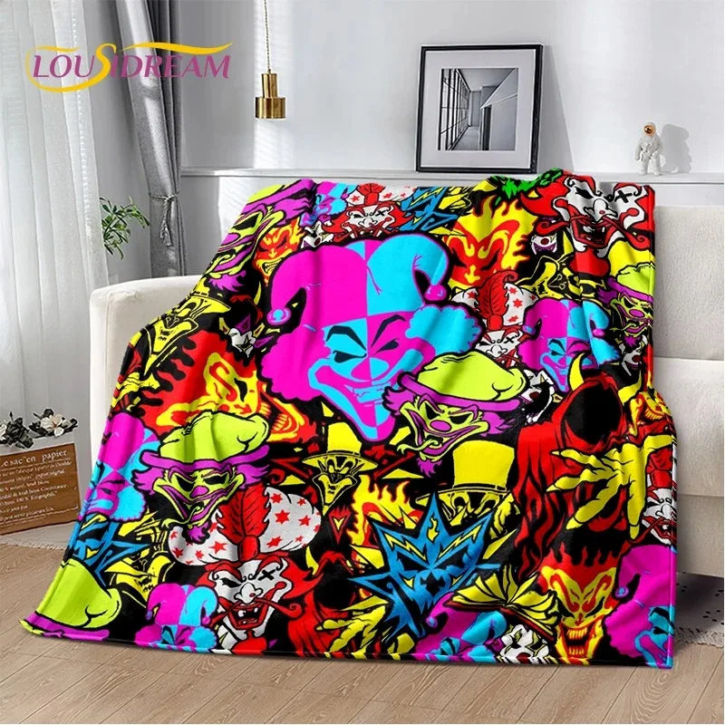Rap Metal Insane Clown Posse Icp Juggalo Soft Flannel Blanket for Bed Bedroom Sofa Picnic,Throw Blanket for Cover Outdoors Gifts