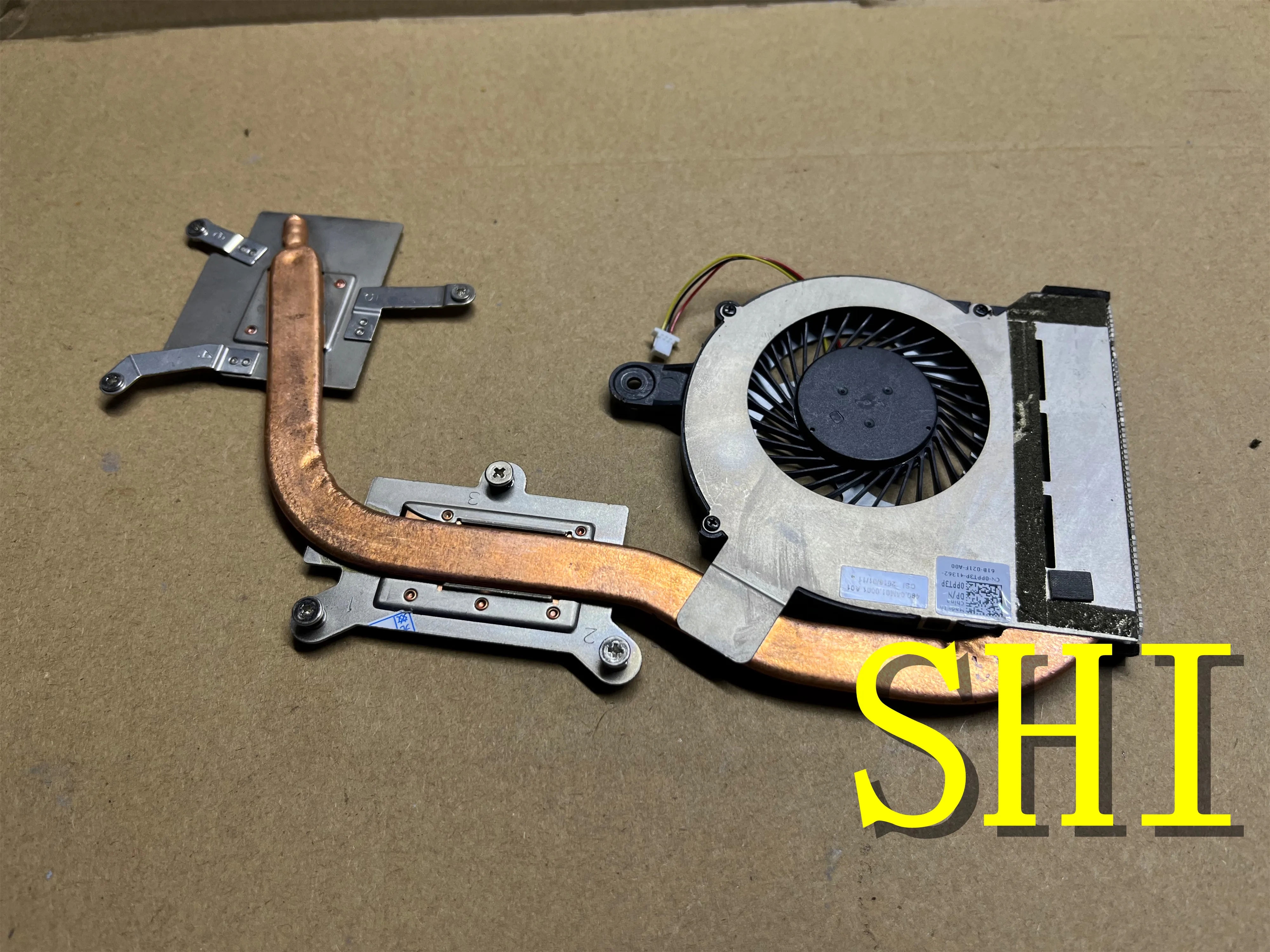 

0PPT3P Used FOR UNTUK Dell Inspiron 15 3558 3559 FAN HEATSINK PPT3P Free Shipping