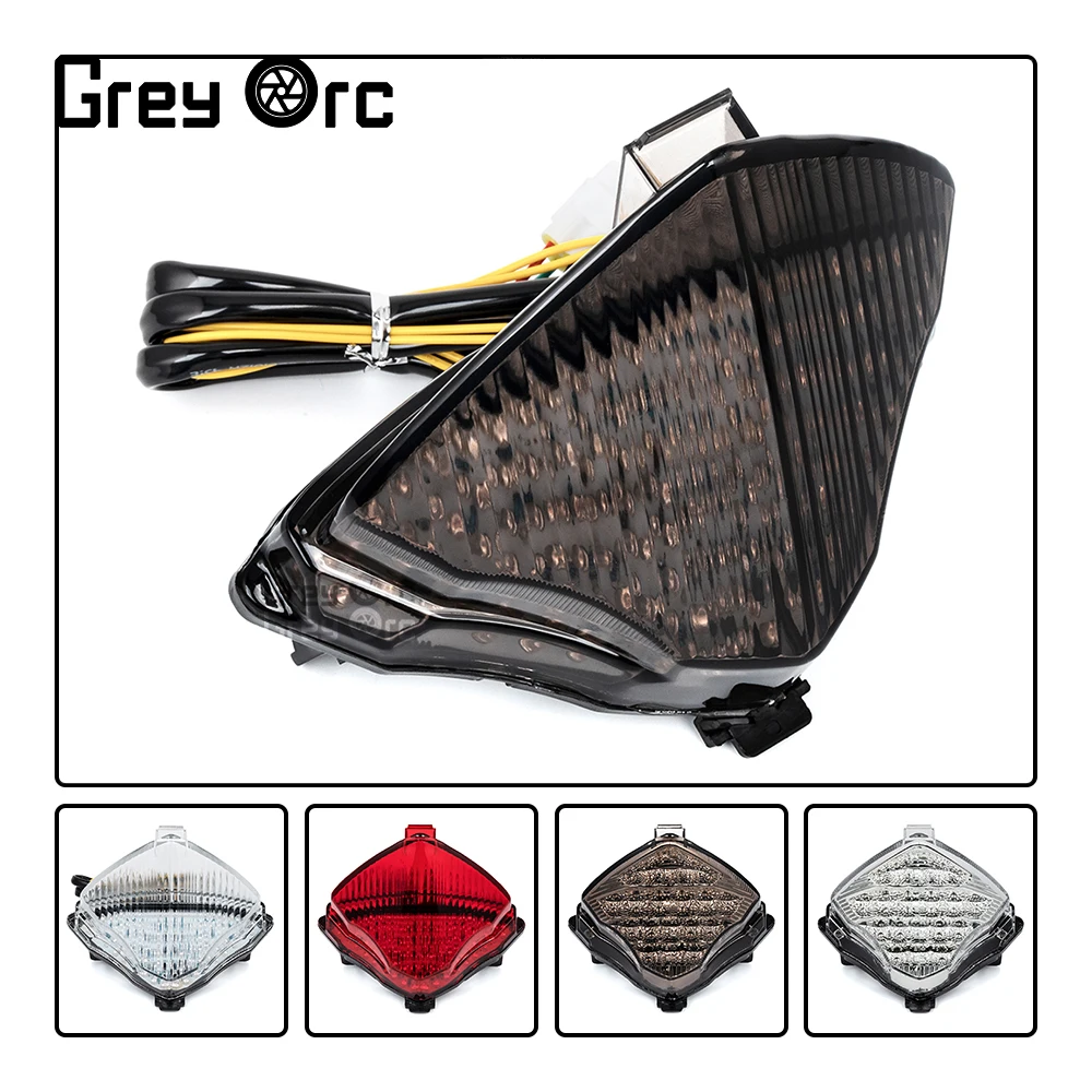 

For Yamaha YZF R1 YZF-R1 2004 2005 2006 Motorcycle Taillight LED Rear Tail Light With Turn Signals Light Integrated Brake Lamp
