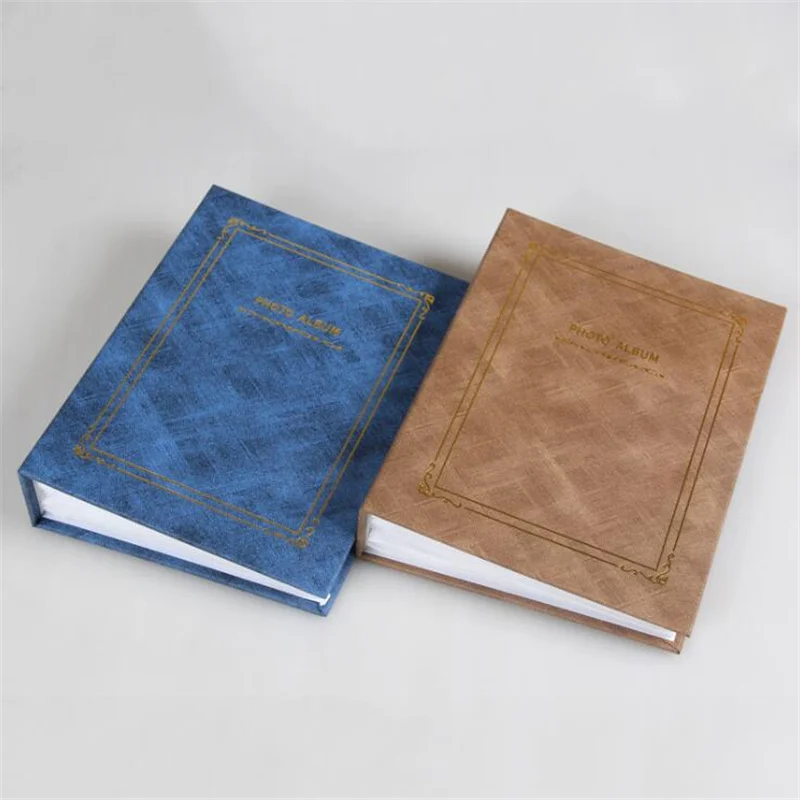 New 6-inch Photo Album 200 Sheets Interstitial 8-inch 100 Sheets Home Collection Commemorative Loose-leaf Interleaf Photo Album