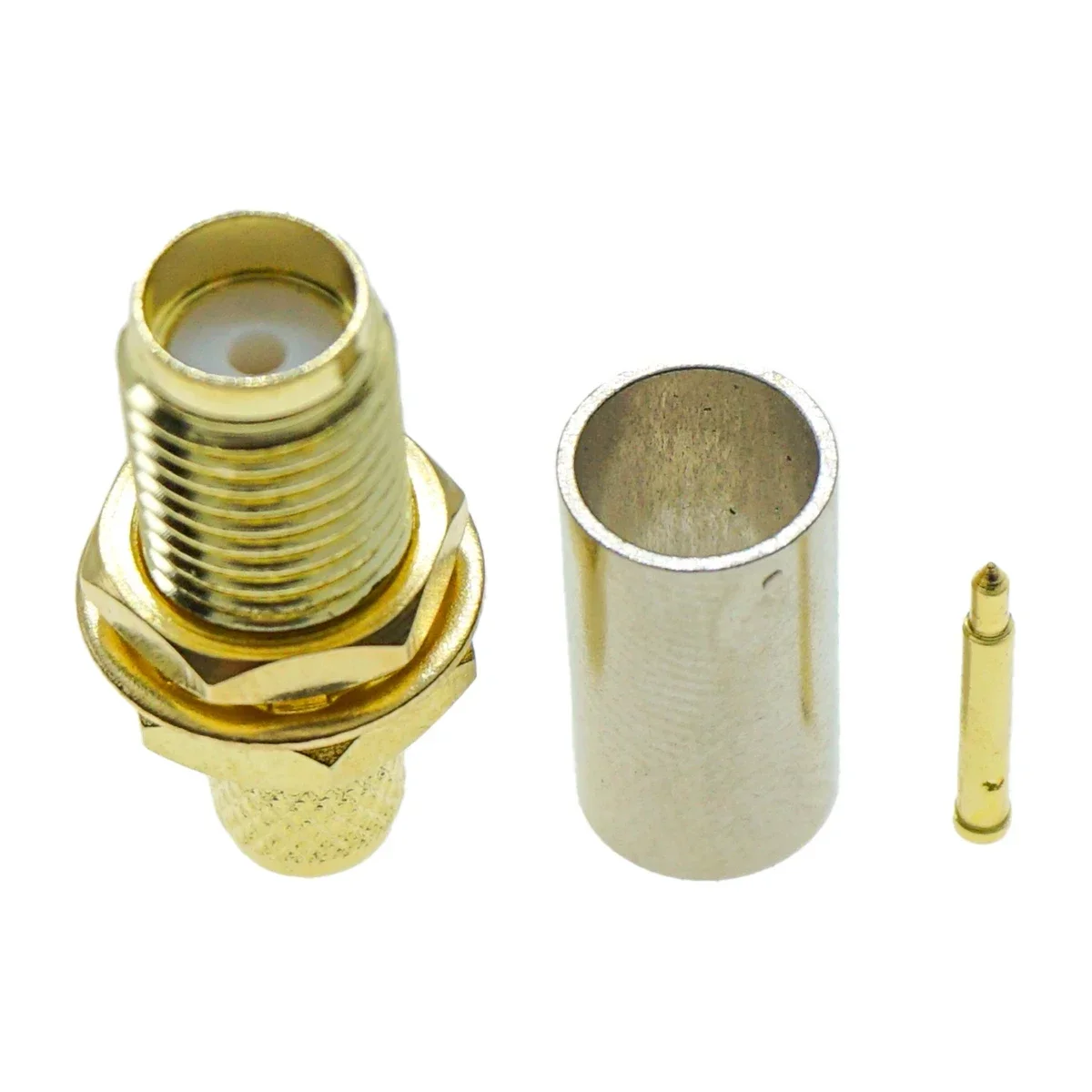 SMA Male Plug SMA Female Jack RPSMA RF Coax Coaxial Connector Crimp right angle LMR100 RG174 RG316 RG58 RG142 RG400 50-3 Cable