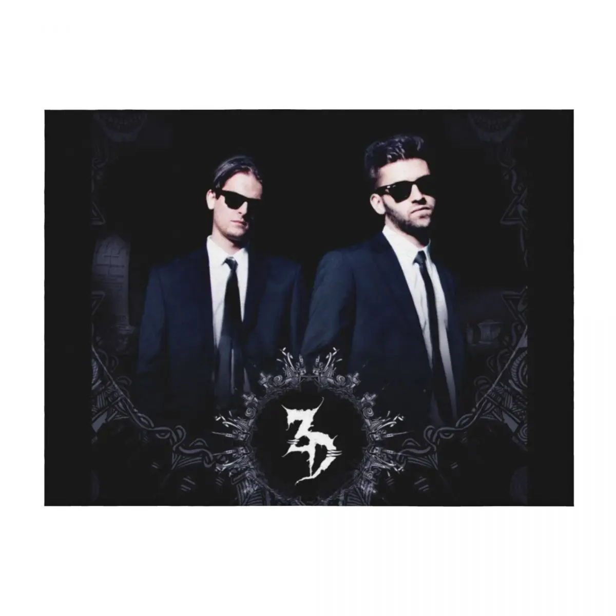 

duo dj Zeds oneng Dead music Throw Blanket Bed linens Decorative Sofas Decorative Beds Luxury Thicken Blankets
