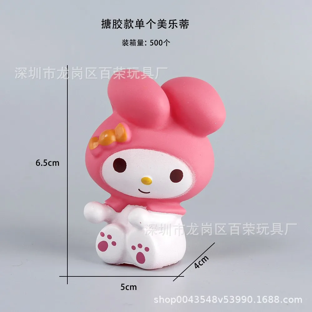 Sanrio Hello Kitty Model Toys Cartoon Action Anime Figures Kuromi Mymelody Cinnamoroll Toys Cute Room Desktop Ornaments Gifts