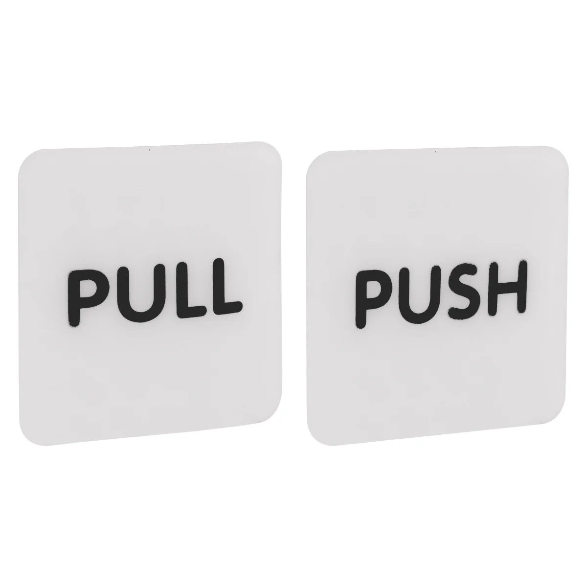 

Push Pull Door Sticker Self Adhesive Entrance Exit Sign for Office Salon Shop Window Vertical Indicator Decal Toilet Door Plaque