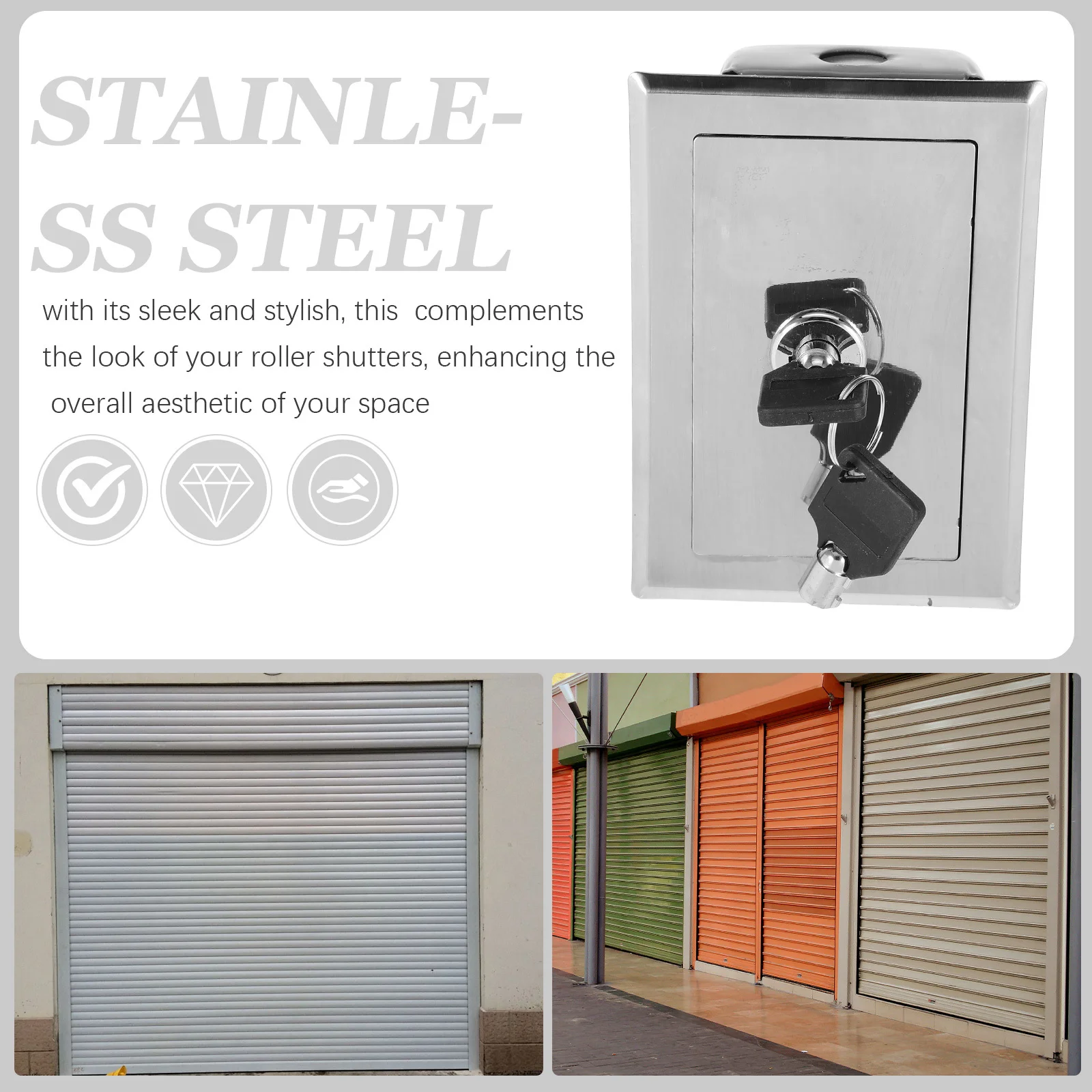 Electric Shutter Box For Roller Garage Door Control Durable Manual Override Empty Panel Shutter Door Switch Rolling Gate Switch
