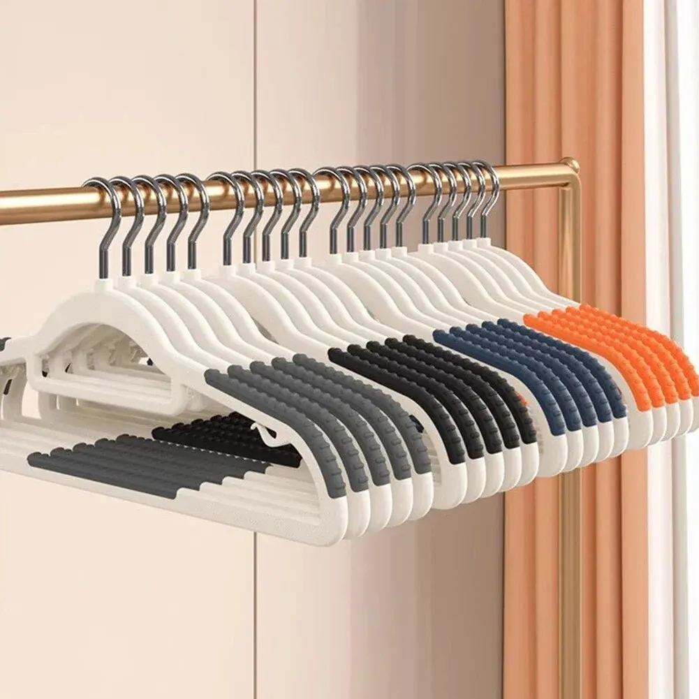10PCS Clothes Hanging Household Hangers Non-slip Dormitory Bedroom Special Storage Clothes Hanging No Trace image 6