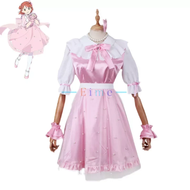 Anime Liefde Live! Nijigasaki Ayumu Uehara Cosplay Kostuums Vrouwen Leuke Meid Jurk Roze Pak Lolita Halloween Uniformen Custom Made