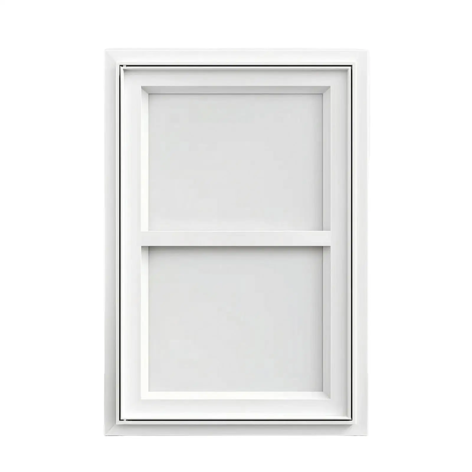 Minimalist Wall Inspection Door White Painted Aluminum Alloy Frame Wood Veneer Face for Concealed Utility Shaft Entry Access