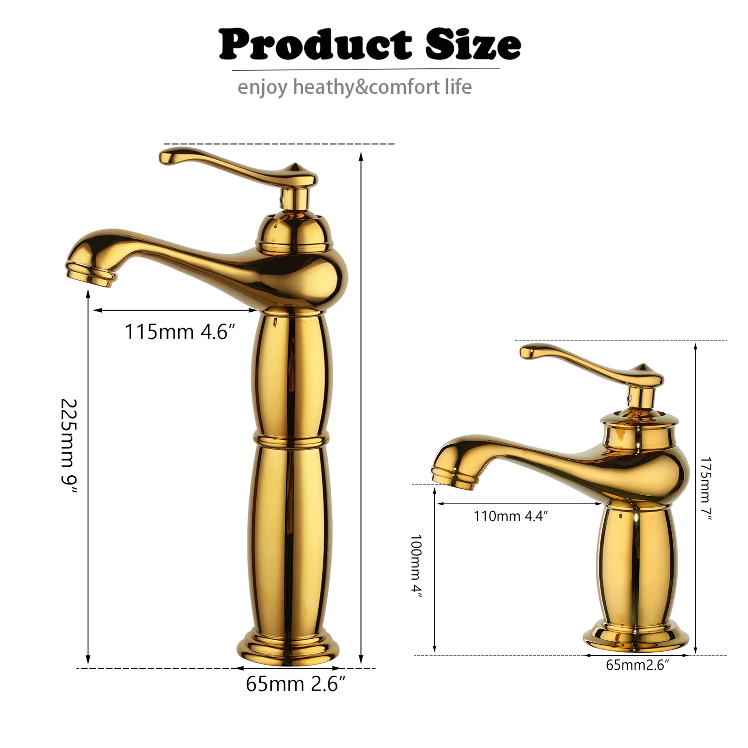 KEMAIDI Vintage Bathroom Faucet Solid Brass Basin Sink Faucets Single Ceramic Handle Hot Cold Water Mixer Taps Deck Mounted