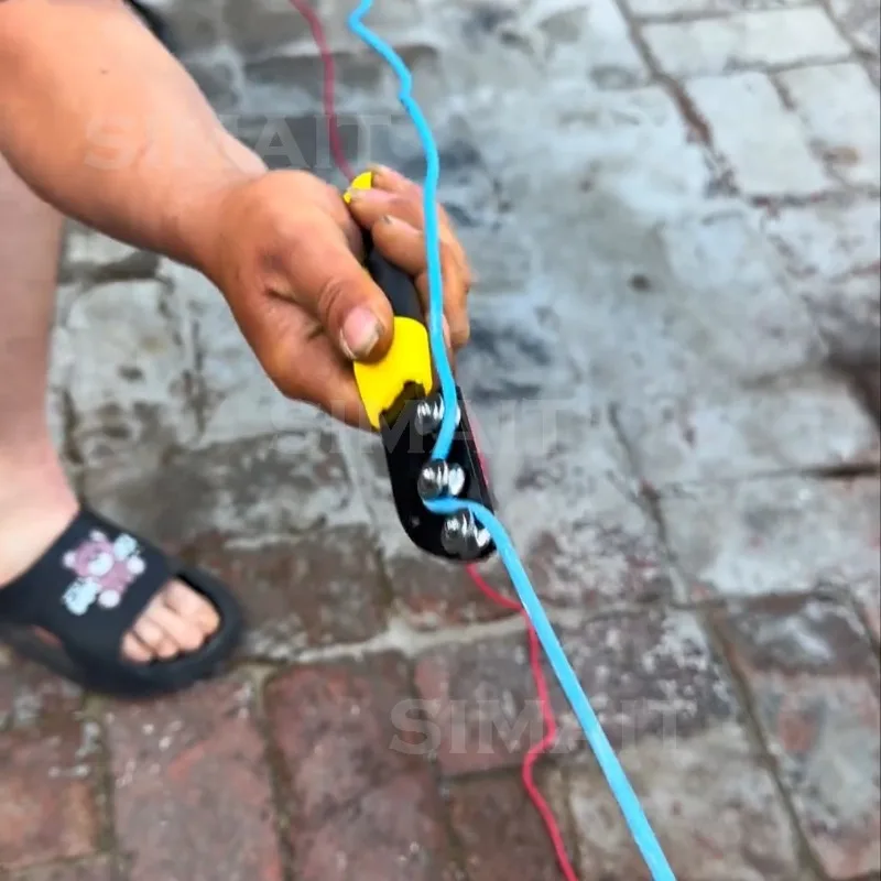 Wire Straightener & Pulling Plier Set Cable Stripper Portable Finishing Tool for Building Maintenance