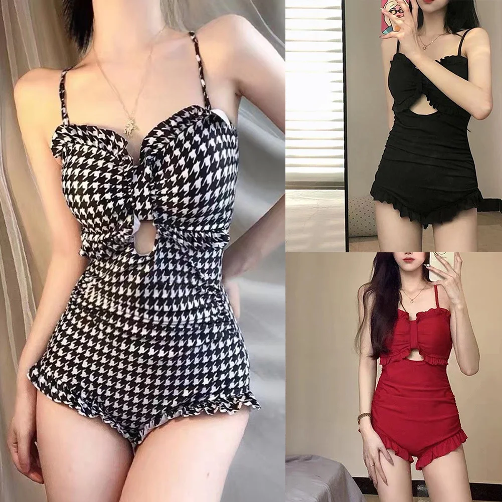 

Environmentally Friendly Swimwear M 32ABC-34AB Women's Swimwear Tight Fitting Swimwear Camisole Top Summer Swimwear