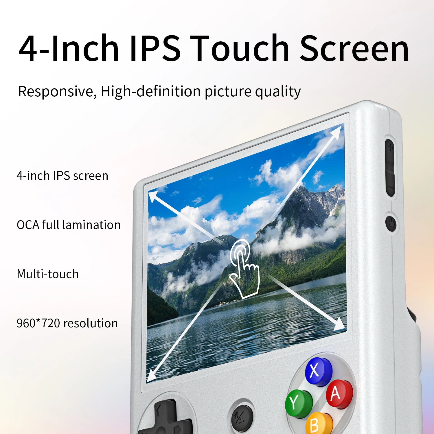 ANBERNIC RG406V Handheld Game Console 4 Inch 960*720 IPS Touch Screen Android 13 5500mAh Retro Video Game Player 1080p Upgrade