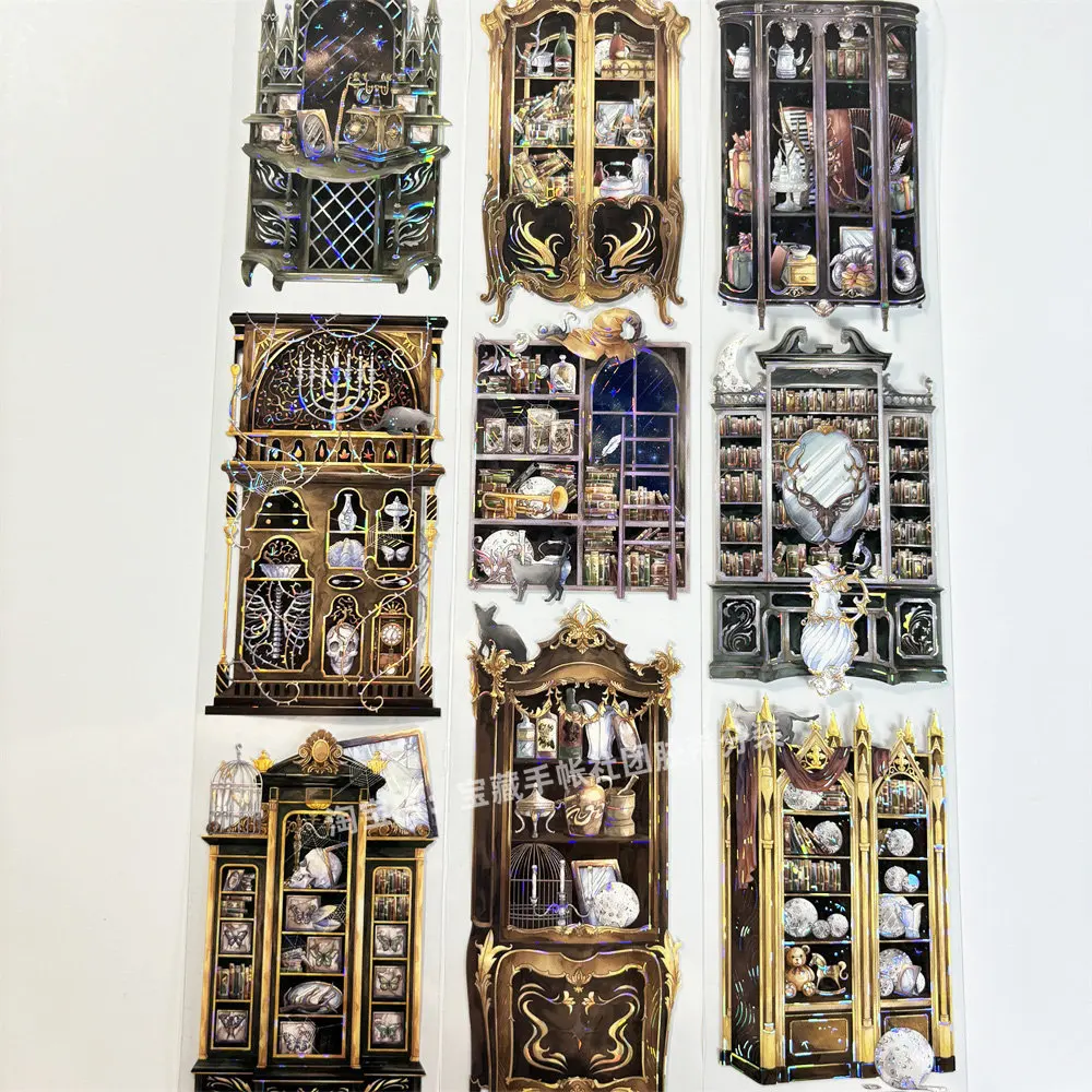 

Pet Washi Tape B006 Mystery Office MOODTAPE Cabinet Antique Journal Mobile Phone Sticker