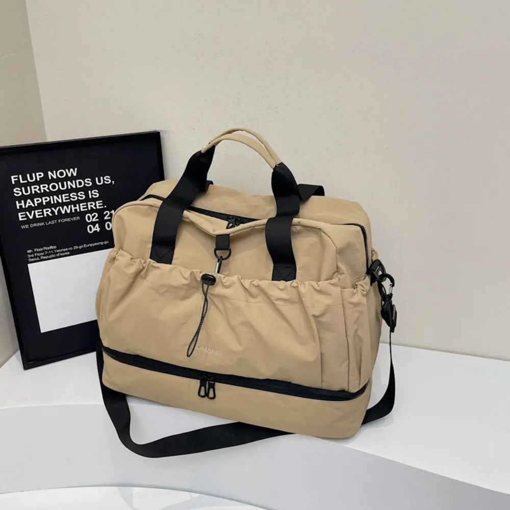 

Новая водонепроницаемая сумка для багажа, большая вместительная дорожная сумка на молнии, нейлоновая повседневная сумка для мужчин и женщин