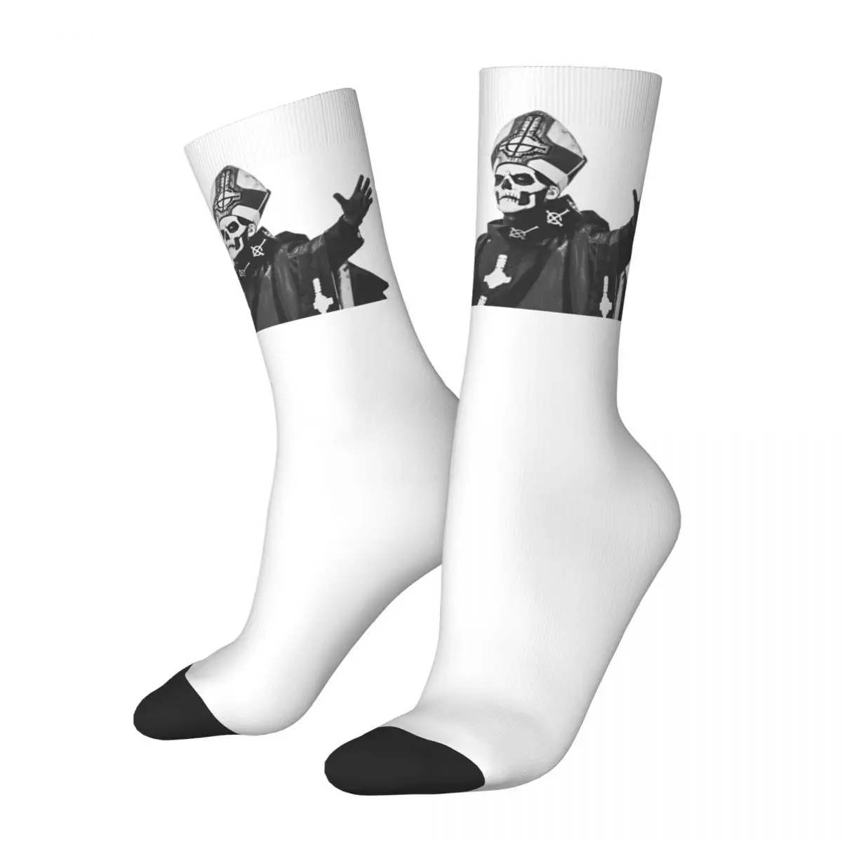 Chaussettes mesurost BC Rock Band Harajuku pour hommes, bas d'hiver, chaussettes anti-transpiration unisexes, chaussettes de skateboard, design doux moyen