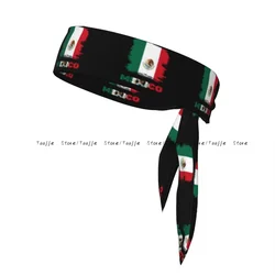 Vintage Mexico Michoacan Mexican Flag Bandanas Hairband Head Tie Sports Headband for Running Tennis Karate Athletics Brief Style