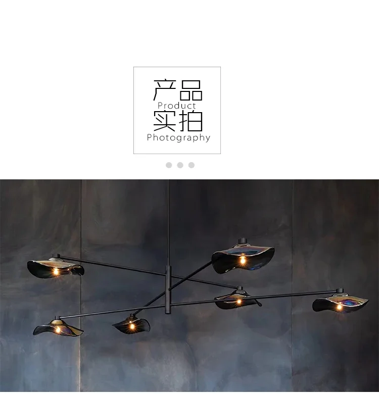 LED Chandelier Lighting Dining Living Room Plated