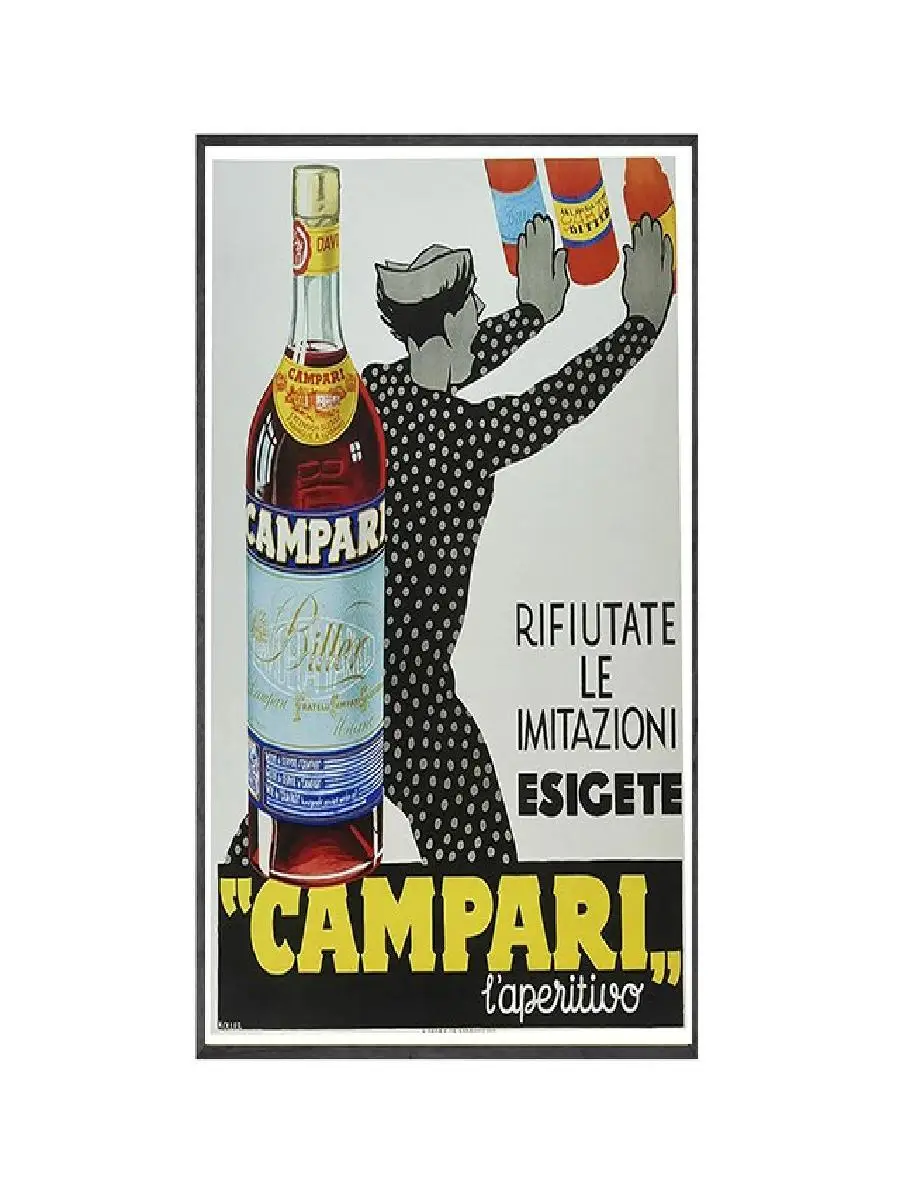 Vintage Campari Champagne Absinthe Ad Posters  Classic Beverage Wall Art Canvas Prints for Home Bar Decor