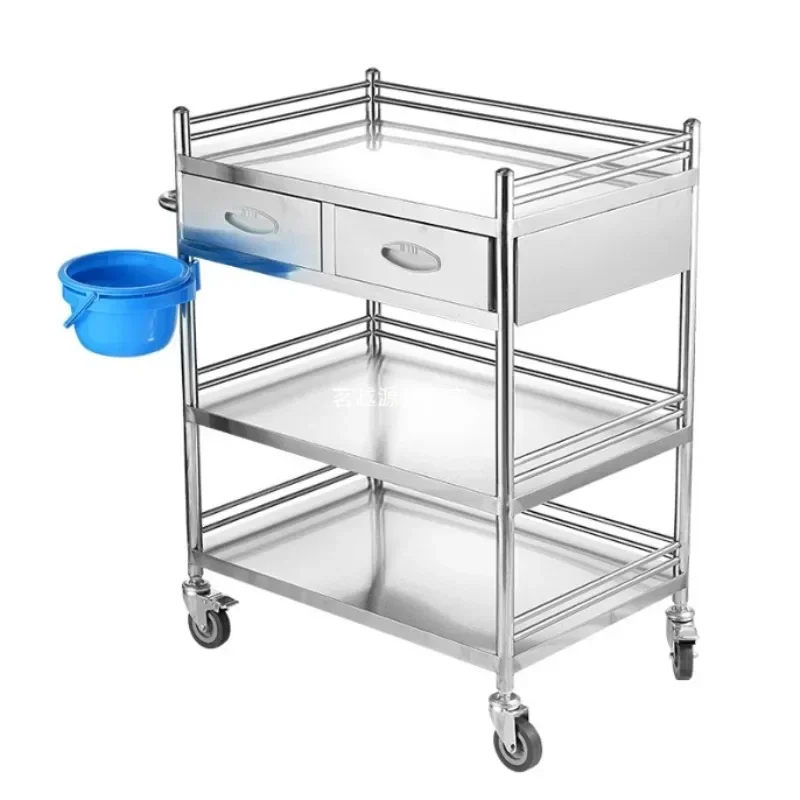 

Hospital stainless steel car, hospital dressing nurse nursing tools instrument trolley stainless steel car instrument cart