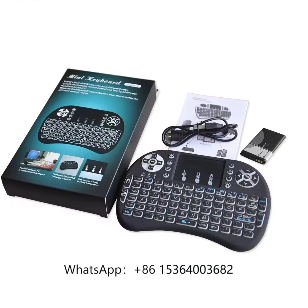 

TJXL-2024 Hot Selling Fashion Gaming Wireless Keyboard Backlight 2.4GHz I8 Mini Keyboards
