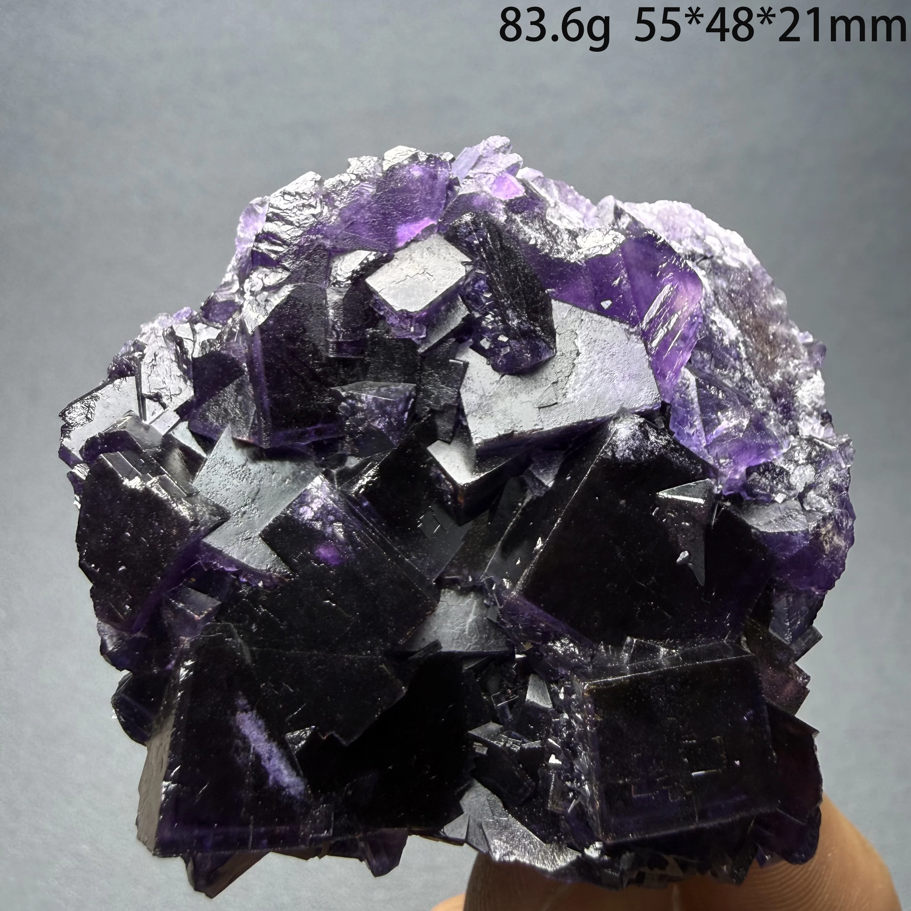 Natural Heilongjiang Purple Fluorite Mineral Specimen Stone and Crystal, Healing Crystal, Quartz Home Decor Items A2-1-2