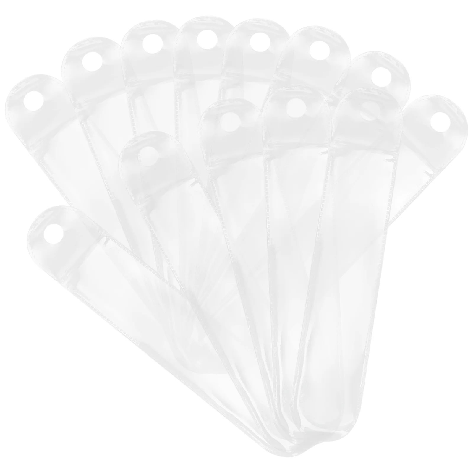 50 Pcs Bag Fountain Holders Pencil Transparent Plastic Covers Case Lightweight Small Store Premium Material Excellent