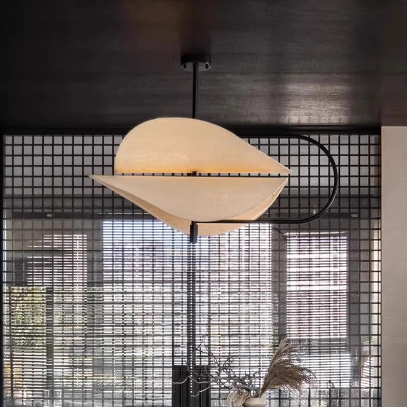 Lustre de estilo japonês de designer/restaurante/balcão de bar/lâmpada criativa de arte para sala de chá/lustre de hotel e casa de família