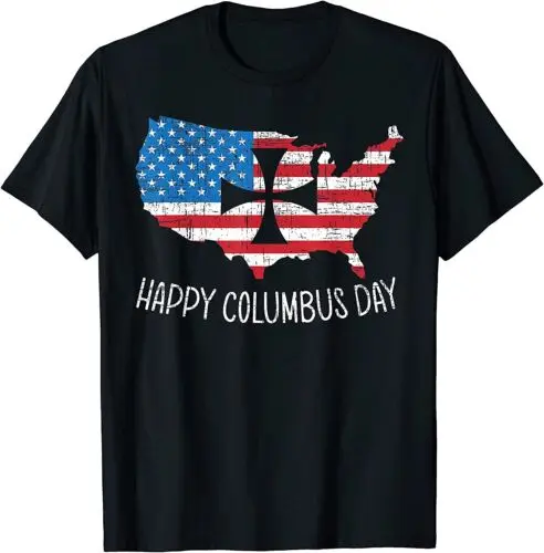 NEW LIMITED Happy Columbus Day Christopher Columbus Italian Navigator T-Shirt