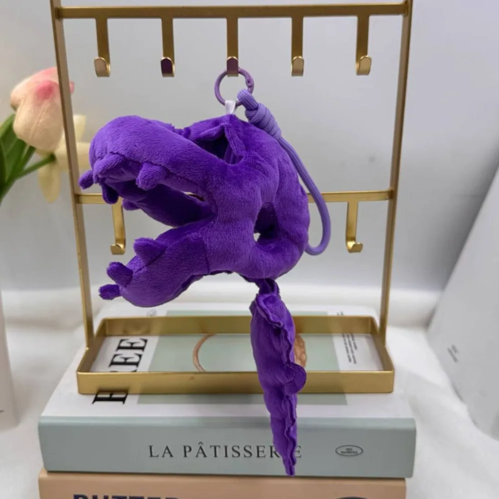 With Lanyard Dinosaur Skeleton Plush Pendant Plush Hoodie Bone Design Dinosaur Skeleton Doll Hat Washable Cotton Lightweight