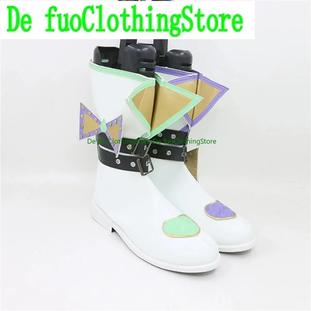 

Defuo Manaka Laala Shiratama PriPara Pretty Cosplay Shoes BootsGame Anime Game Role-playing Halloween Party Props Shoes Boots