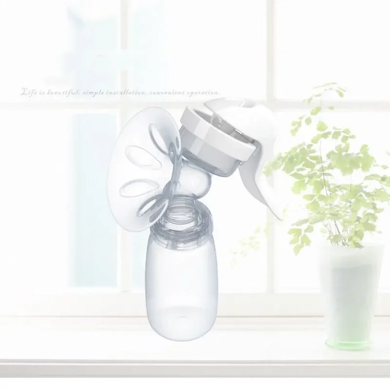 Manual Breast Pump Powerful Baby Nipple Suction 150ml  Feeding Milk Bottles Breasts Pumps Bottle Sucking