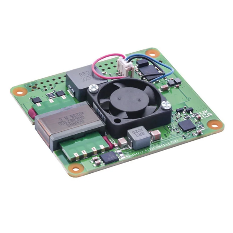 Excelente para Raspberry Pi 4 y 3 B+ Poe+ HAT Power Over Ether, placa de expansión Moudl compatible con 802.3Af/At