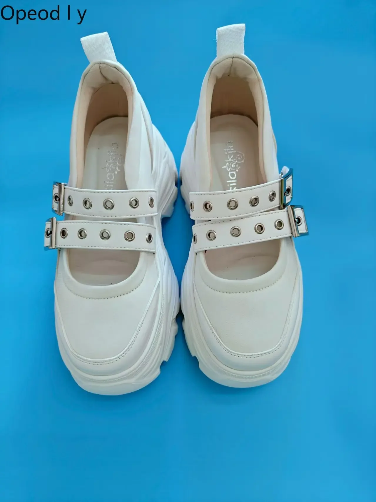 Zapatos deportivos Lolita con plataforma, originales de Japón, modelo 2026, casuales, versátiles, que aumentan la altura, cómodos, para mujer.
