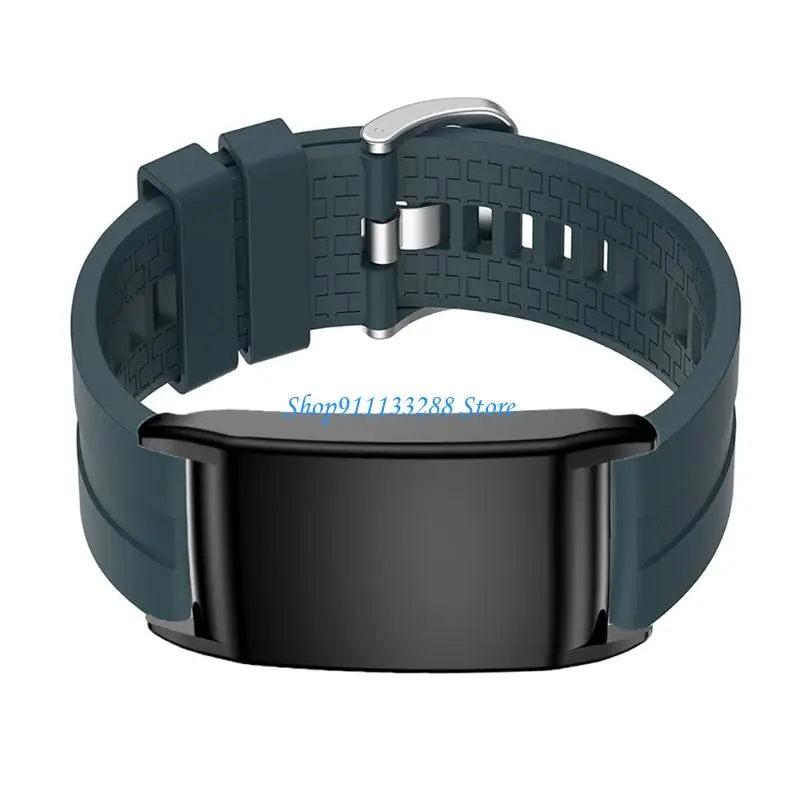 

G88D Sporty Silicone Straps Washable Bracelets Waterproof Belt For 5.0 22mm Fitness Device Wristband Easy Releases Mechanism