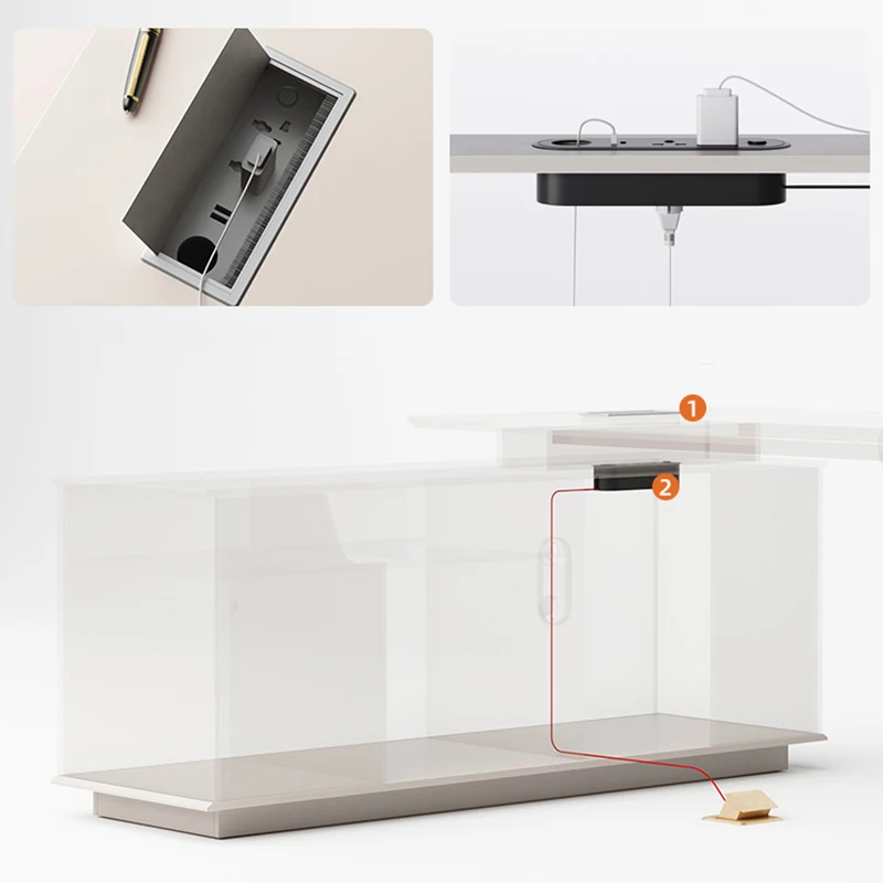 Furniture Computer Writing Desk Home Bedroom Ergonomic Work Standing Desk Monitor Study Escritorio Para Compuradora Modern Table