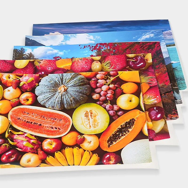 A4 A5 A6 135/150G Fotopapier mit selbstklebender Rückseite, einseitig glänzender Aufkleber, Tintenstrahldrucker. Verwenden Sie selbstklebendes Fotoetikettenpapier