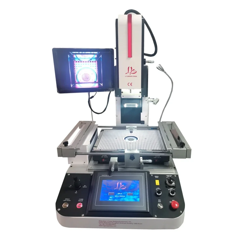 Lybga g820 5300w universal semiautomático compacto alinhar industrial estação de retrabalho bga portátil ic máquina de dessoldagem 220v
