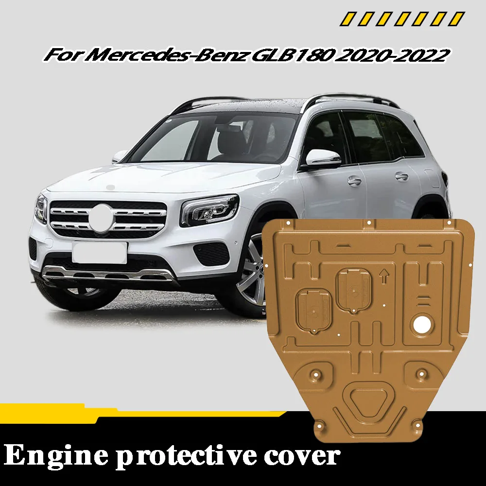 Car underbody protection plate For Mercedes-Benz GLB180 2020-2022 1.3T engine undertray, underbody protection plate