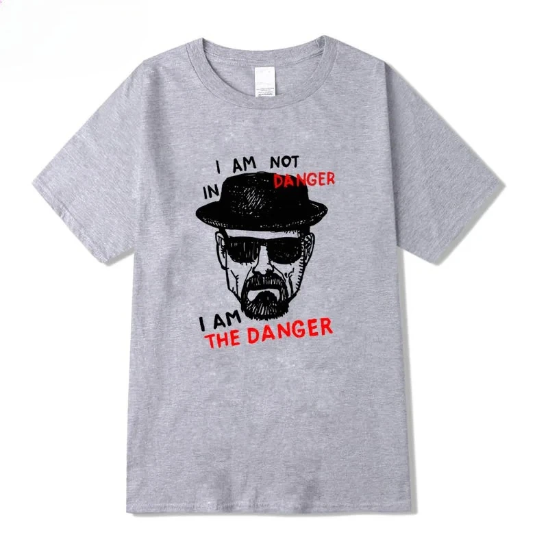 Men T-shirt Cotton Blend Short Sleeve Breaking Bad Men T-shirt Casual Heisenberg Print Summer Tshirt Cool T-shirt Male Men Tops