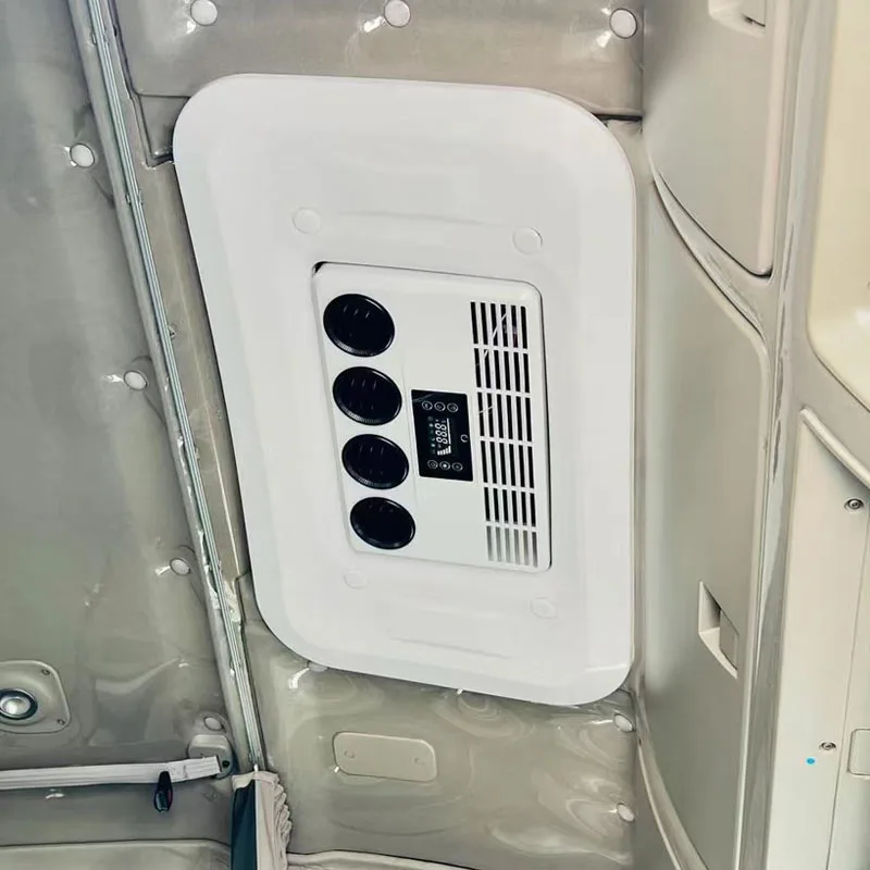 مكيف هواء موفر للطاقة 12 فولت تيار مستمر لوقوف السيارات على السطح لـ RV/الشاحنة #5