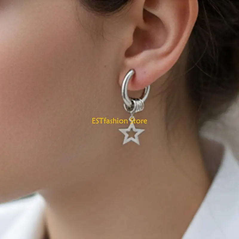 Y5GC Vibrant Spring Summer Steel Ear Studs Allergy Resistant Design Perfect Gift For Her Friendship Anniversary